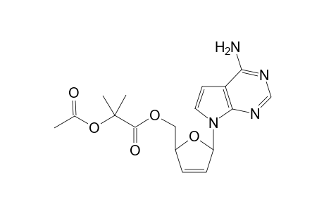 7-[5-O-(2-Acetoxyisobutyryl)-2,3-dideoxy]pyrrolo[2,3-d]pyrimidine
