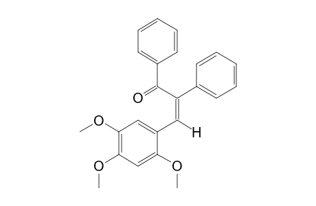 cis-2-PHENYL-3-(2,4,5-TRIMETHOXYPHENYL)ACRYLOPHENONE