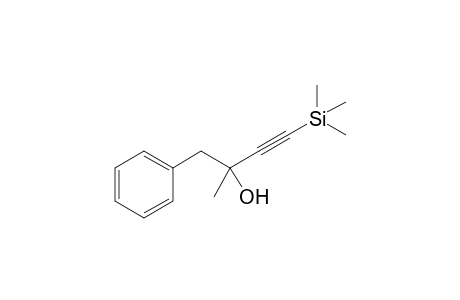 4-Trimethylsilyl-2-benzylbut-3-yn-2-ol