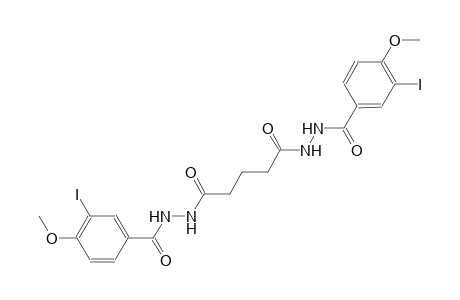 3-iodo-N'-{5-[2-(3-iodo-4-methoxybenzoyl)hydrazino]-5-oxopentanoyl}-4-methoxybenzohydrazide