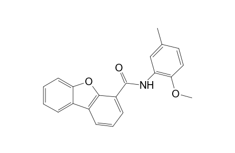Benzo[b]benzofuran-4-carboxamide, N-(2-methoxy-5-methylphenyl)-