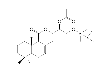 (1S,8aS)-2,5,5,8a-Tetramethyl-1,4,4a,5,6,7,8,8a-octahydro-naphthalene-1-carboxylic acid (R)-2-acetoxy-3-(tert-butyl-dimethyl-silanyloxy)-propyl ester