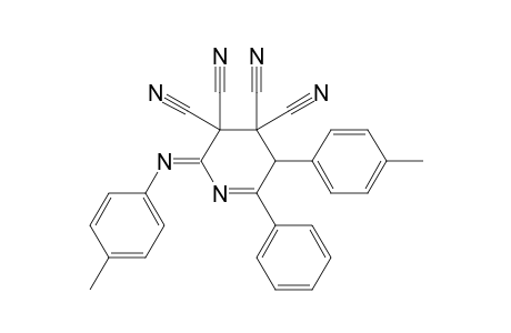 3,3,4,4-Tetracyano-6-phenyl-5-(p-tolyl)-2-(p-tolylimino)-2,3,4,5-tetrahydropyridine