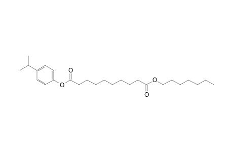 Sebacic acid, heptyl 4-isopropylphenyl ester