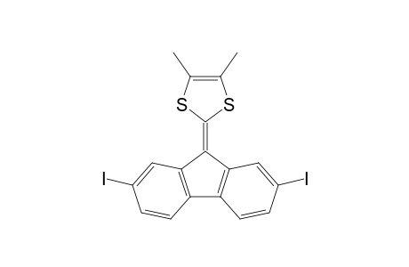 2,7-Diiodo-9-(4,5-dimethyl-1,3-dithiol-2-ylidene)fluorene