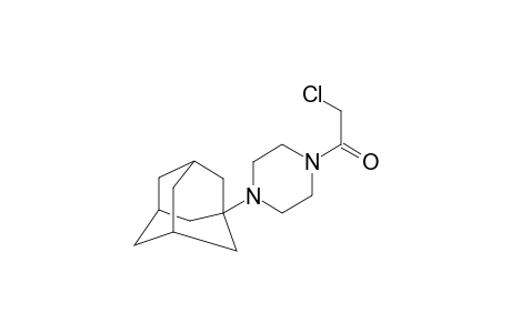 Piperazine, 1-(2-chloroacetyl)-4-tricyclo[3.3.1.1(3,7)]dec-1-yl-