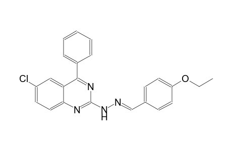 4-ethoxybenzaldehyde (6-chloro-4-phenyl-2-quinazolinyl)hydrazone