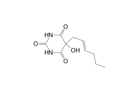 5-[(E)-hex-2-enyl]-5-hydroxy-1,3-diazinane-2,4,6-trione