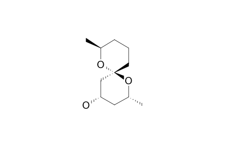 (2SR,4RS,6RS,8RS)-2,8-DIMETHYL-1,7-DIOXASPIRO-[5.5]-UNDECAN-4-OL