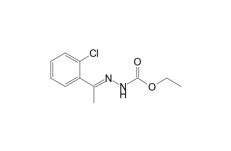 Ethyl 2-(1-(2-chlorophenyl)ethylidene)hydrazinecarboxylate