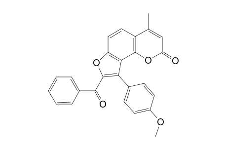 8-Benzoyl-9-(4-methoxyphenyl)-4-methyl-2H-furo[2,3-h]chromen-2-one