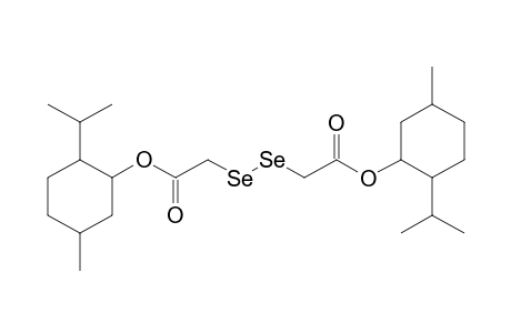Bis(l-menthyloxycarbonylmethyl) diselenide