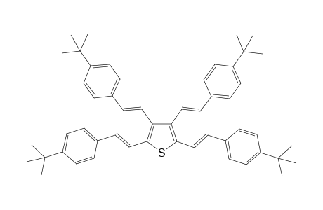 2,3,4,5-Tetrakis(4-tert-butylstyryl)thiophene