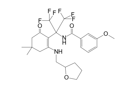 Benzamide, N-[1-[4,4-dimethyl-6-oxo-2-[[(tetrahydro-2-furanyl)methyl]amino]-1-cyclohexenyl]-2,2,2-trifluoro-1-(trifluoromethyl)ethyl]-3-methoxy-