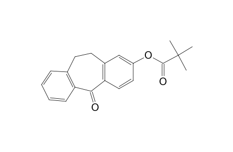 2-Hydroxy-5-dibenzosuberone, trimethylacetate