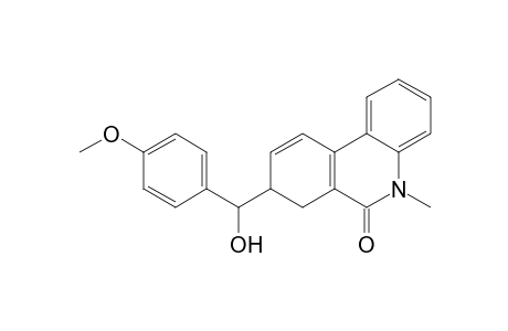 8-[.alpha.-Hydroxy-(p-methoxybenzyl)]-N-methyl-5,6,7,8-tetrahydrophenanthridin-6-one