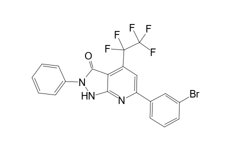 6-(3-Bromophenyl)-4-(perfluoroethyl)-2-phenyl-1H-pyrazolo[3,4-b]pyridin-3(2H)-one