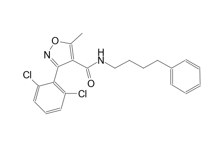 3-(2,6-dichlorophenyl)-5-methyl-N-(4-phenylbutyl)-4-isoxazolecarboxamide