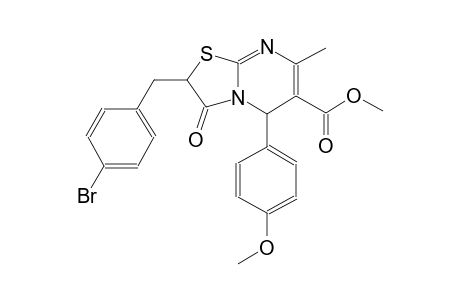 methyl 2-(4-bromobenzyl)-5-(4-methoxyphenyl)-7-methyl-3-oxo-2,3-dihydro-5H-[1,3]thiazolo[3,2-a]pyrimidine-6-carboxylate