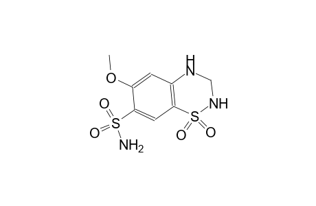 6-methoxy-3,4-dihydro-2H-1,2,4-benzothiadiazine-7-sulfonamide 1,1-dioxide