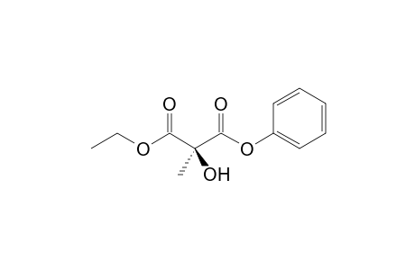(2S)-2-hydroxy-2-methyl-malonic acid O1-ethyl ester O3-phenyl ester