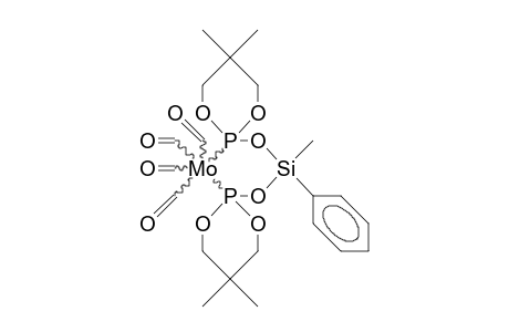 Tetracarbonyl-(bis[5,5-dimethyl-1,3,2-dioxaphosphorinan-2-yloxy]methylphenylsilane)-molybdenum