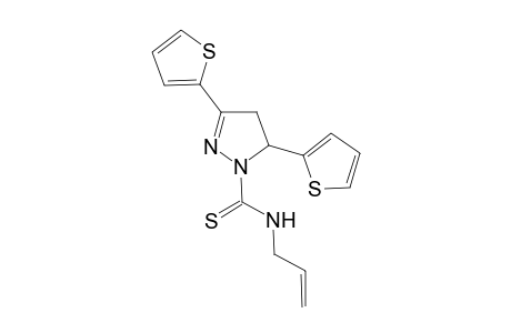 1-N-Allylthiocarbamoyl-3,5-di-(2-thienyl)-2-pyrazoline