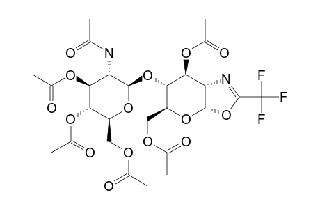 #15;2-ACETAMIDO-3,4,6-TRI-O-ACETYL-2-DEOXY-BETA-D-GLUCOPYRANOSYL-(1->4)-2-TRIFLUOROMETHYL-(2-ACETAMIDO-3,6-DI-O-ACETYL-1,2-DIDEOXY-ALPHA-D-GLUCOPYRANO)-[2,1-D]