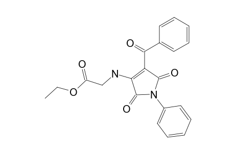 1-PHEYNL-3-((ETHOXYCARBONYLMETHYLENE)-IMINE)-4-(PHENYL-(HYDROXY)-METHYLIDENE)-PYRROLIDINE-2,5-DIONE