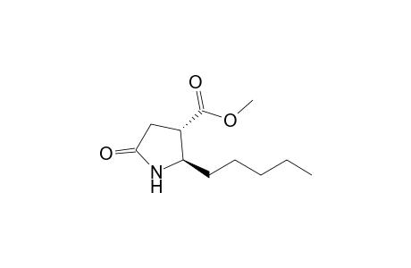 Methyl (trans)-5-oxo-2-pentylpyrrolidine-3-carboxylate