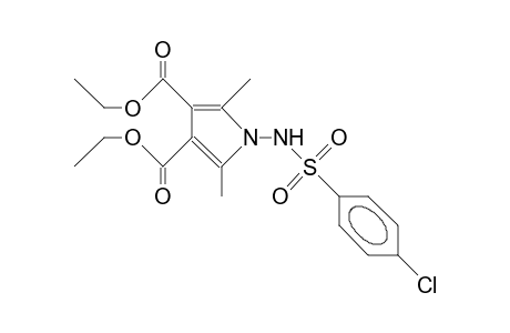 1-(4-Chloro-phenyl)sulfonylamino-3,4-diethoxycarbonyl-2,5-dimethyl-pyrrole