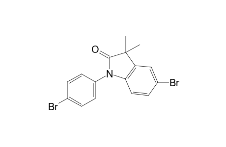 5-bromo-1-(4-bromophenyl)-3,3-dimethyl-indolin-2-one