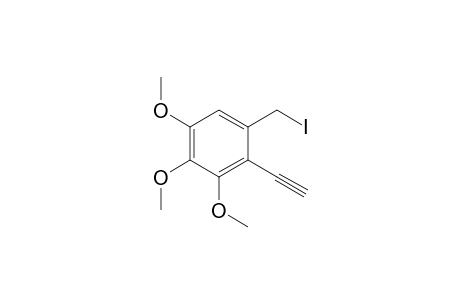 2-Ethynyl-1-(iodomethyl)-3,4,5-trimethoxybenzene