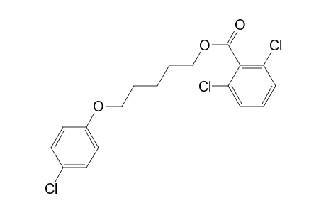 2,6-Dichloro-benzoic acid 5-(4-chloro-phenoxy)-pentyl ester