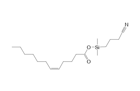 cis-5-Dodecenoic acid, (3-cyanopropyl)dimethylsilyl ester