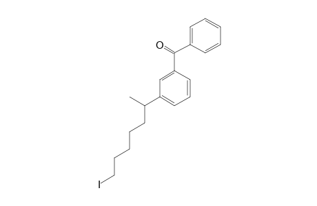 3-(6-IODO-1-METHYLHEXYL)-PHENYL-PHENYL-KETONE