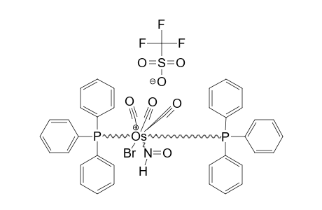 [MER/TRANS-OSBR(CO)3(NH=O)(PPH3)2]-[SO3CF3]