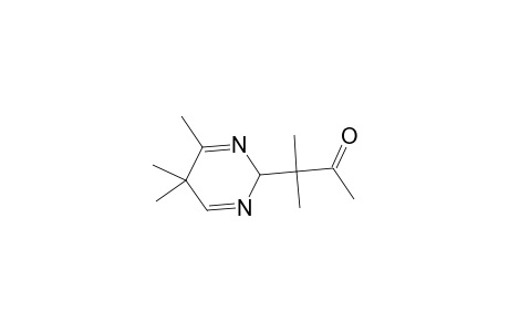 2-Butanone, 3-(2,5-dihydro-4,5,5-trimethyl-2-pyrimidinyl)-3-methyl-, (.+-.)-