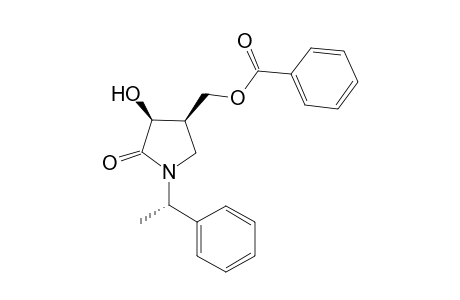 (3S,4R,1'S)-3-Hydroxy-4-benzoyloxymethyl-1-(1'-phenylethl)pyrrolidin-2-one