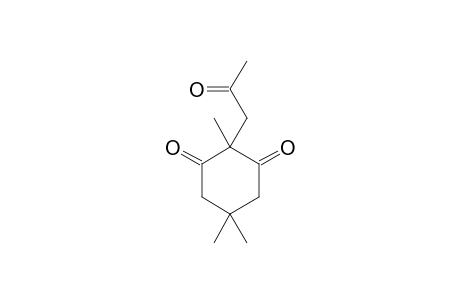 5,5-DIMETHYL-2-METHYL-2-(2'-OXOPROPYL)-HEXA-1,3-DIONE