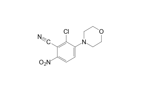 2-chloro-3-morpholino-6-nitrobenzonitrile