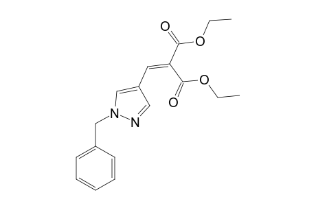 2-[[1-(benzyl)pyrazol-4-yl]methylene]malonic acid diethyl ester