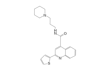N-[3-(1-piperidinyl)propyl]-2-(2-thienyl)-4-quinolinecarboxamide