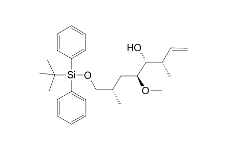 (3S,4R,5S,7S)-8-tert-Butyldiphenylsilyloxy-5-methoxy-3,7-dimethyloct-1-en-4-ol