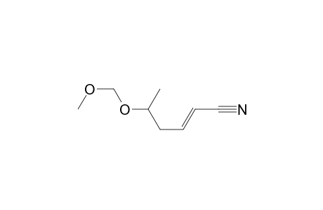 (E)-5-(methoxymethoxy)-2-hexenenitrile