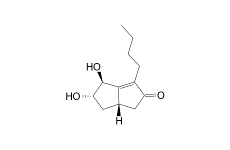 (5S,7S,8S)-2-Butyl-7,8-dihydroxybicyclo[3.3.0]oct-1-en-3-one