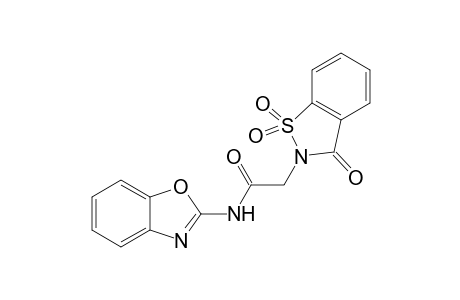 2-(Saccharinylacetamido)-1,3-benzoxazole