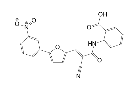 2-({(2E)-2-cyano-3-[5-(3-nitrophenyl)-2-furyl]-2-propenoyl}amino)benzoic acid
