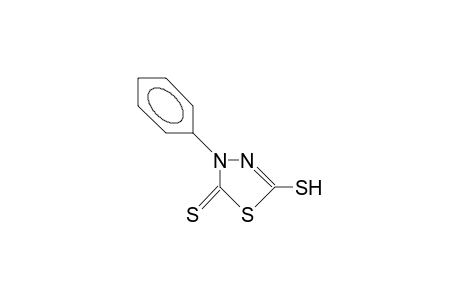 5-Mercapto-3-phenyl-1,3,4-thiadiazole-2(3H)-thione
