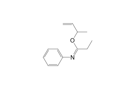 Propanimidic acid, N-phenyl-, 1-methyl-2-propenyl ester